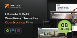 Heritage - Construction & Building WordPress Theme